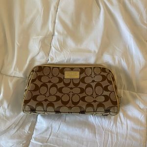 Coach cosmetics bag